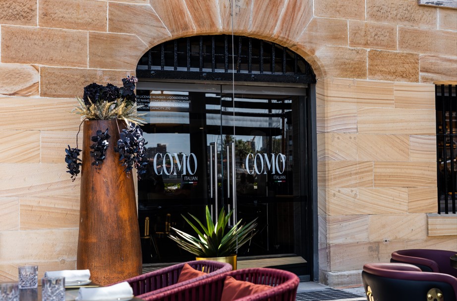 Como entry at Campbell's Stores in The Rocks